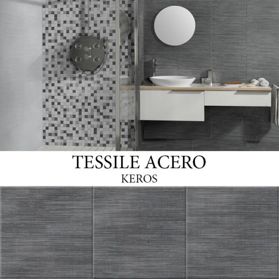 KEROS TESSILE ACERO 33x33
